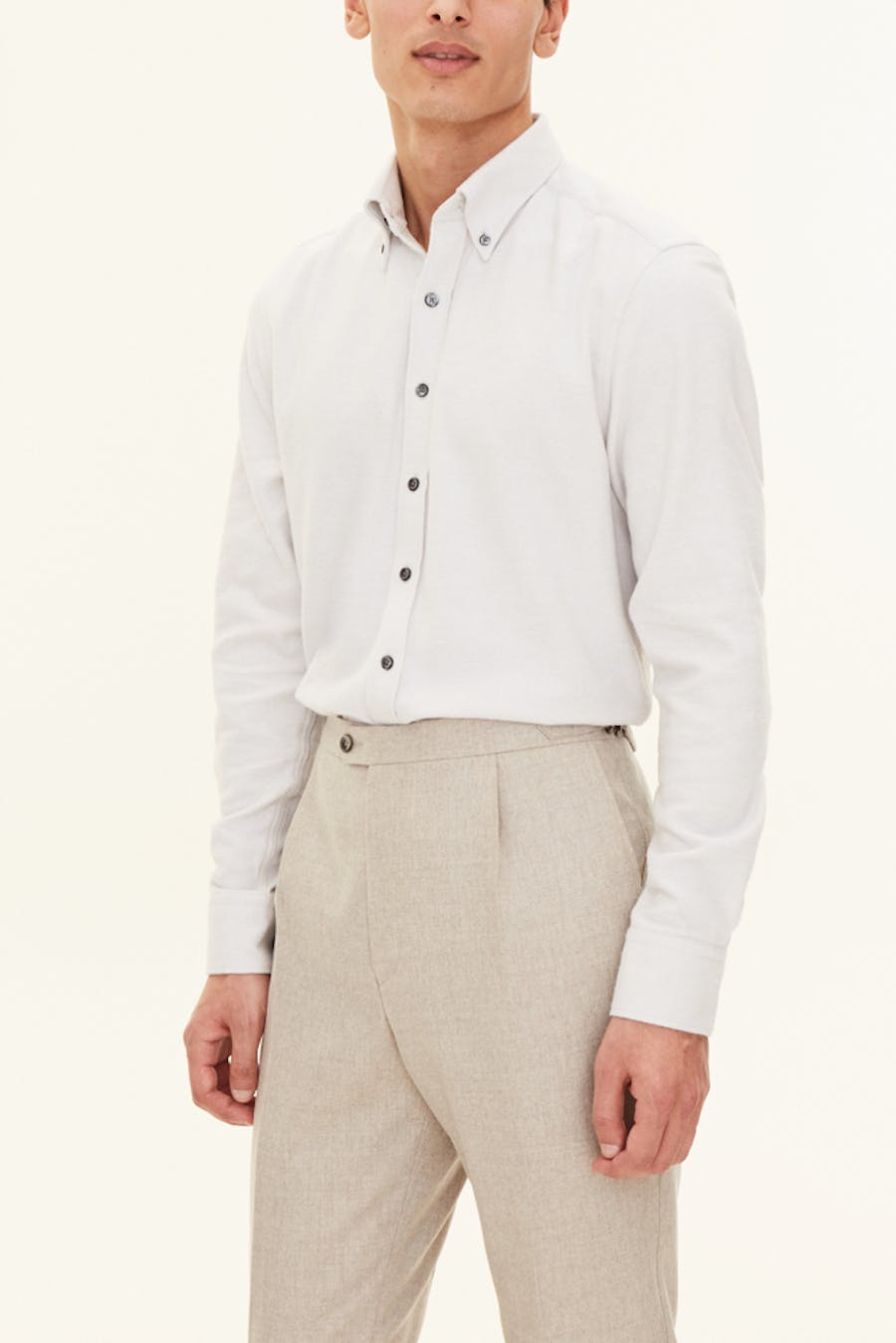 Regular Fit Button Down Twill Shirt