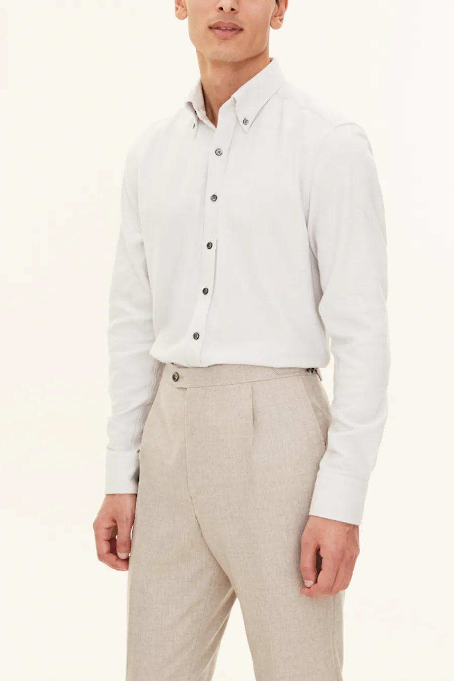 Regular Fit Button Down Twill Shirt
