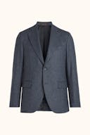 Regular Fit Microstructure Blazer