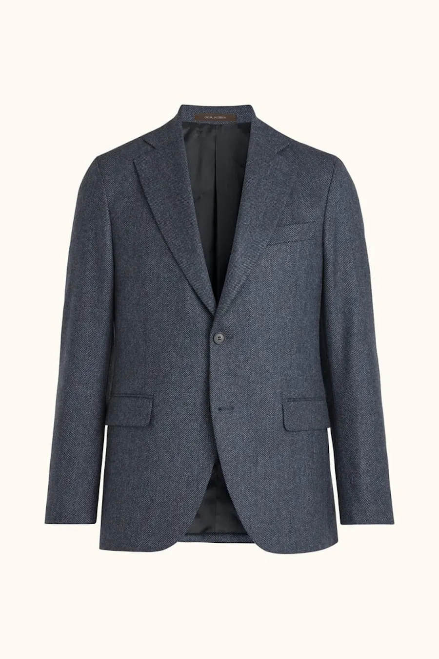 Regular Fit Microstructure Blazer