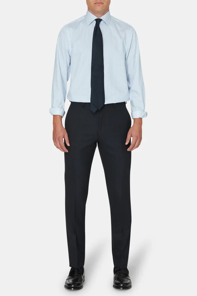 Slim Fit Byxor Tropical Wool