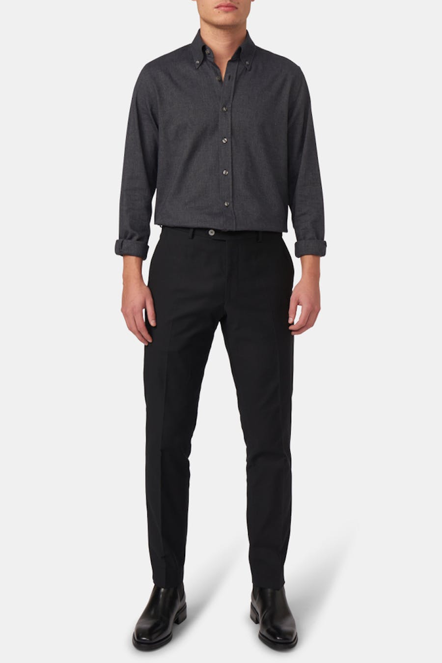 Slim Fit Twill Trousers