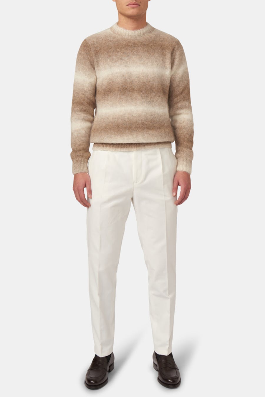 Regular Fit Microstructure Bukser Høj Talje