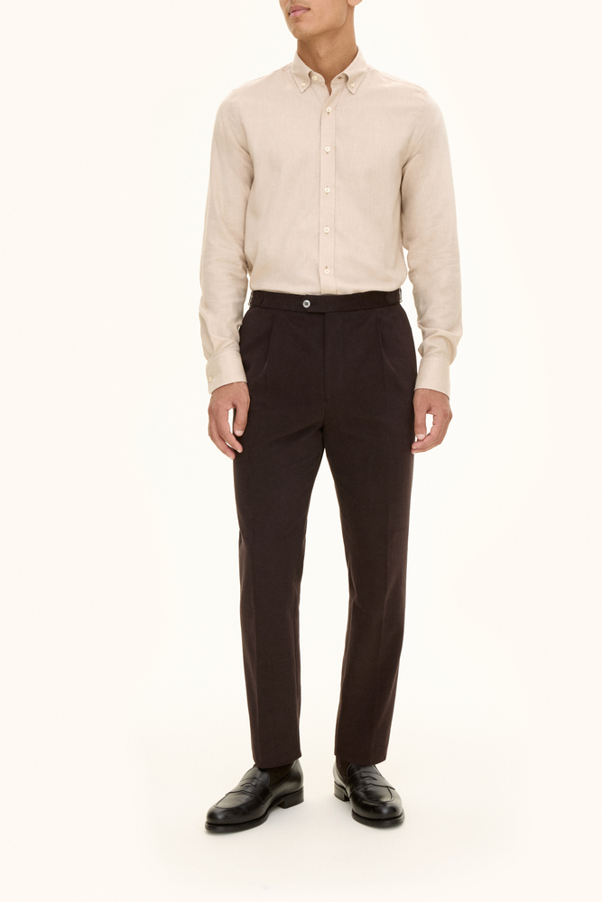 Regular Fit High Waist Trousers