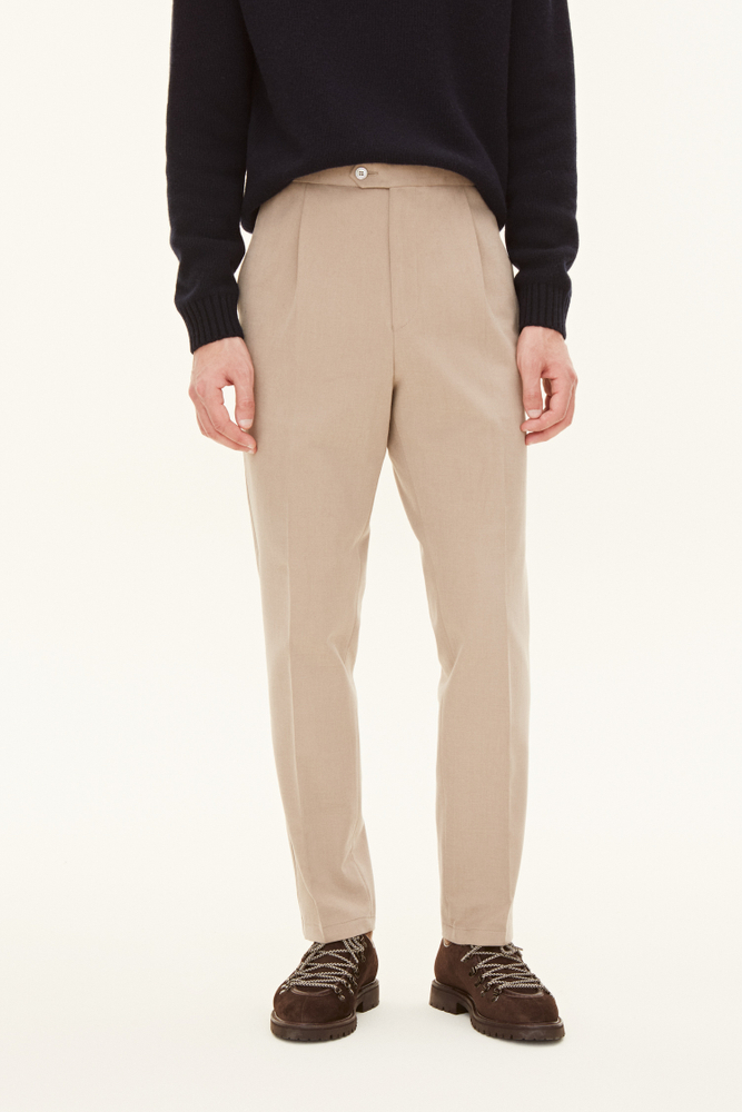 Regular Fit High Waist Trousers