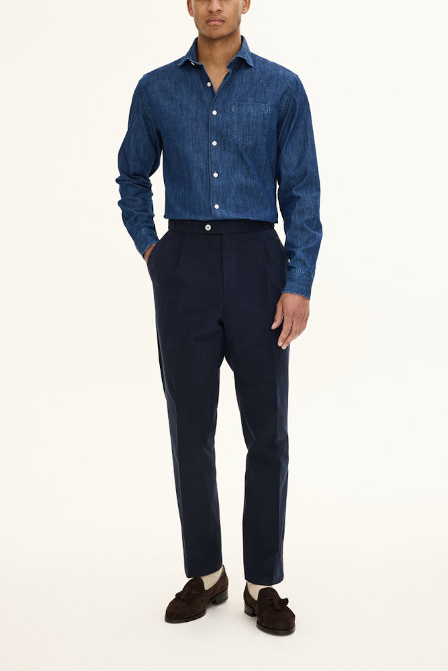 Regular Fit Bukser Høy Midje