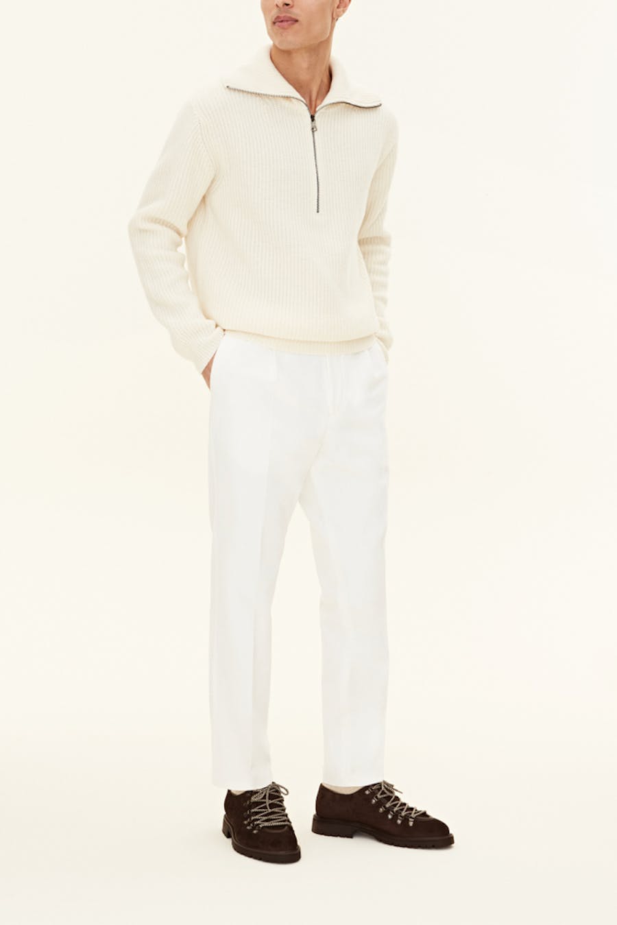 Regular Fit Bukser Høj Talje