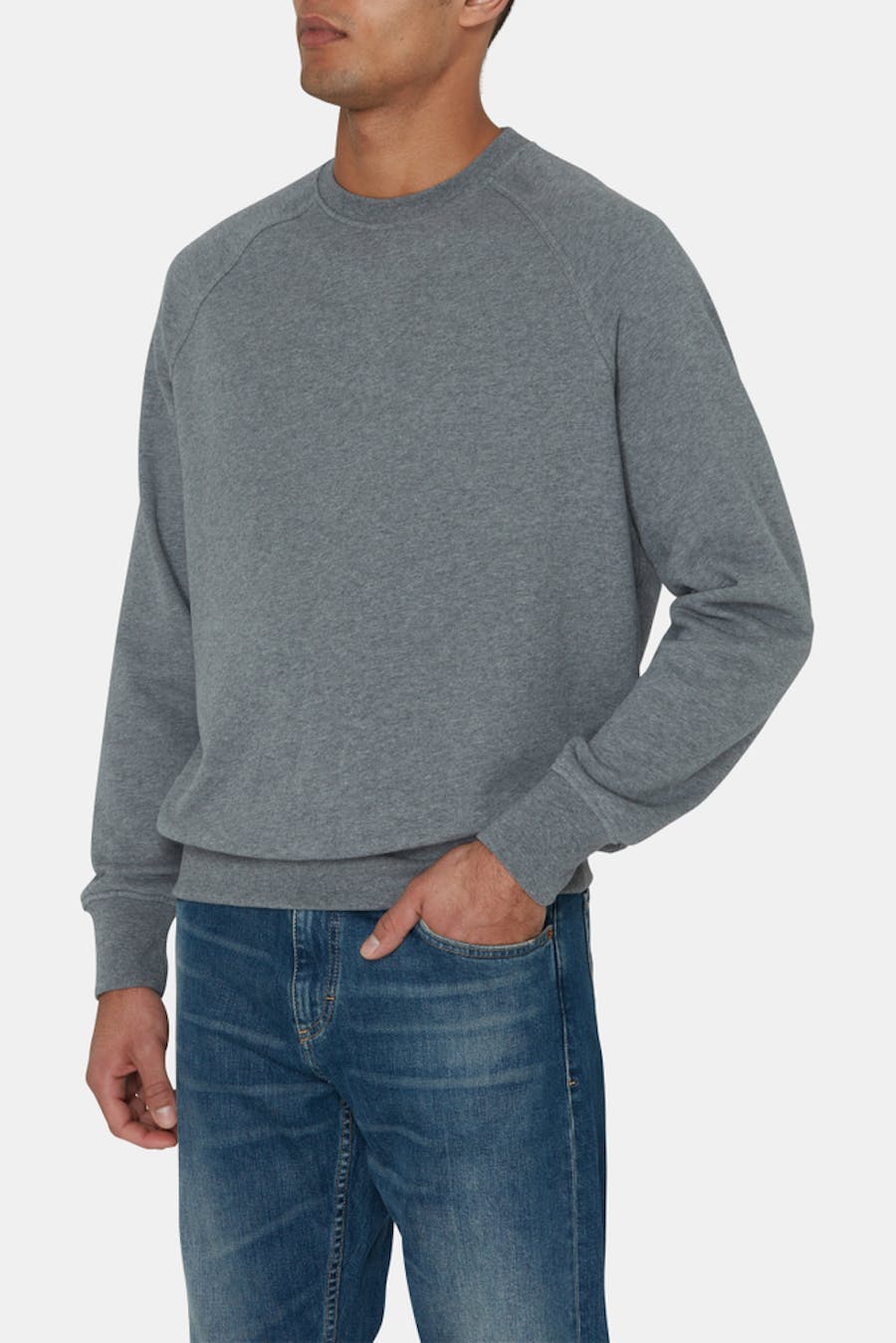 Regular Fit Roundneck Heavy Jersey Sweater