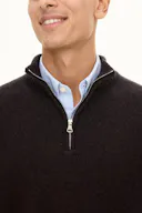Regular Fit Half Zip Woolblend