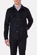 Regular Fit Overshirt Børstet Ull