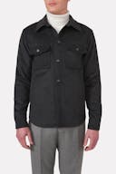 Regular Fit Overshirt Borstad Ull