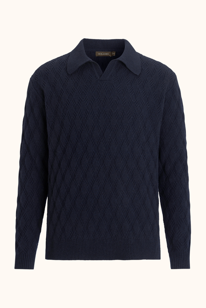 Regular Fit V-ringad Tröja Ull-Kashmir