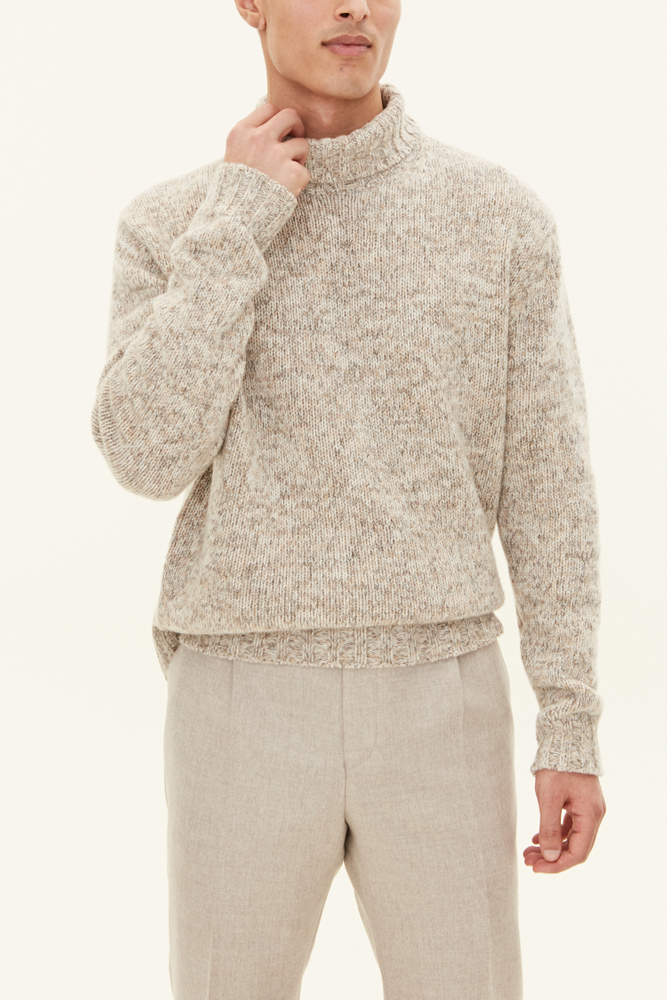 Regular Fit Stickad Polotröja