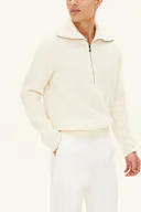 Regular Fit Half Zip Stickad Tröja