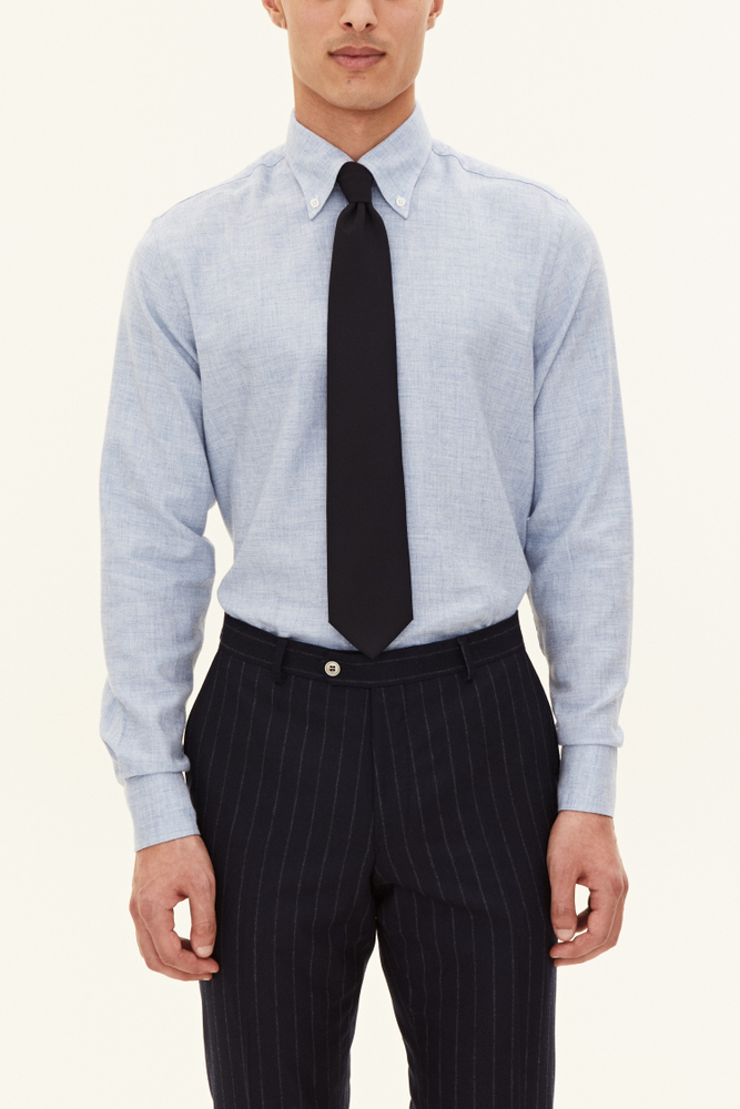 Regular Fit Button Down Twill Shirt