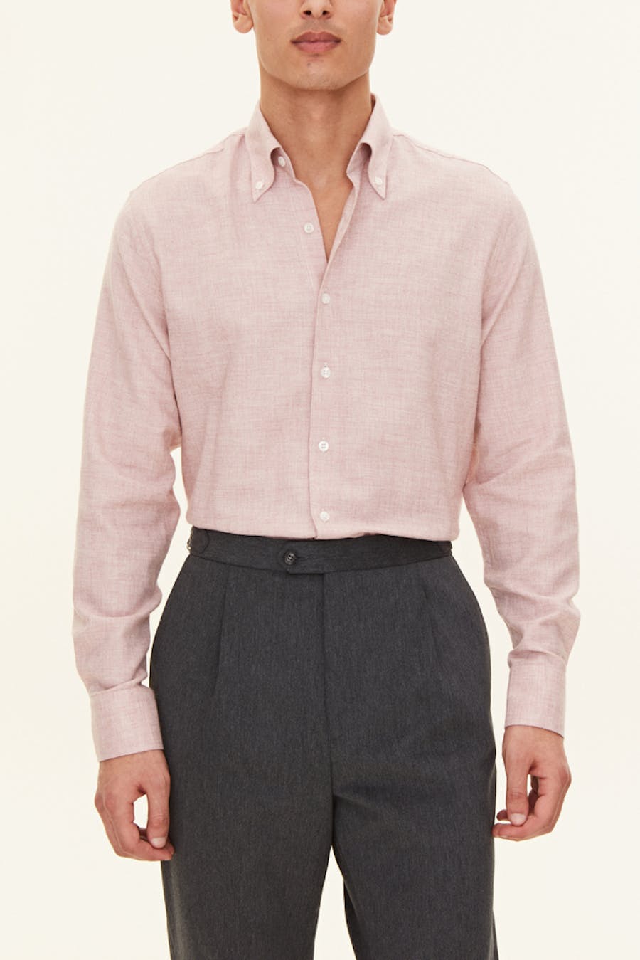 Regular Fit Button Down Twill Shirt