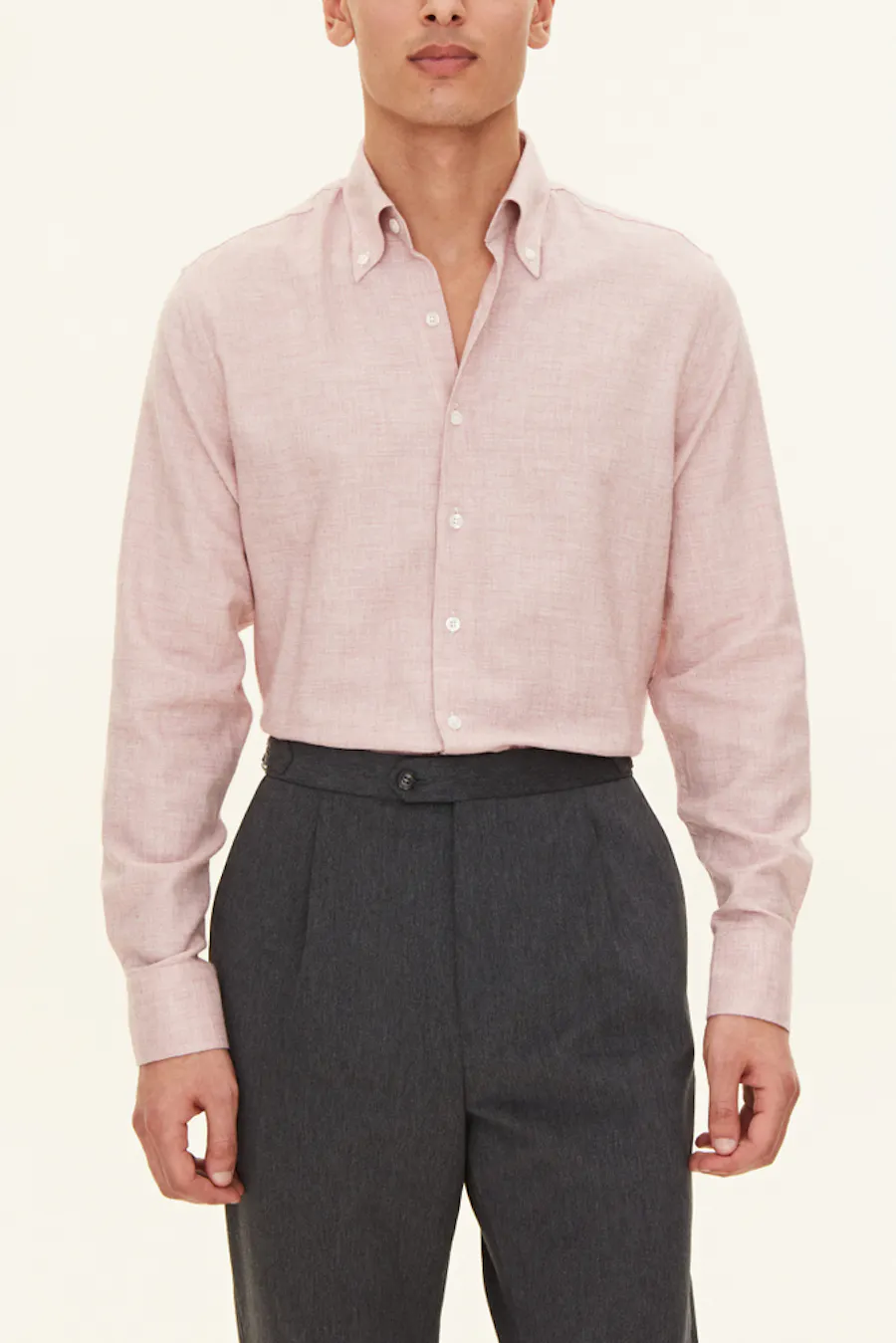 Regular Fit Button Down Twill Shirt