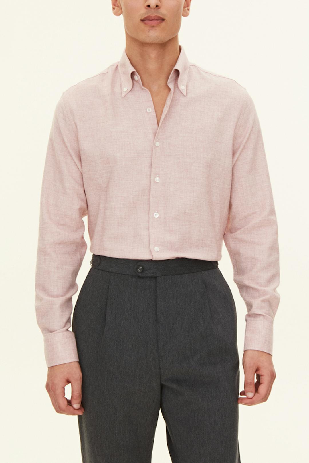 Regular Fit Button Down Twillskjorte