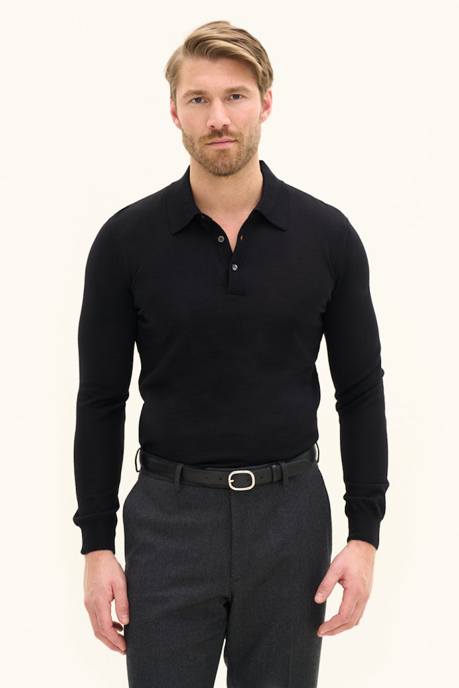 Regular Fit Trøje i Fine Merinould