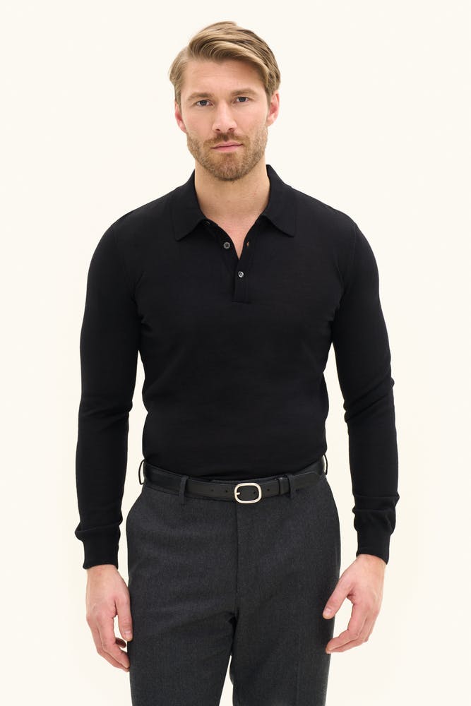 Regular Fit Trøje i Fine Merinould