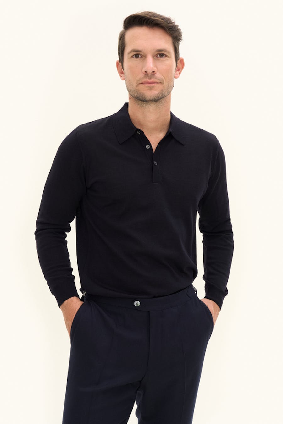 Regular Fit Extra Fine Merino Wool Polo Shirt