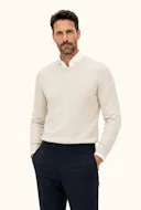 Regular Fit Extra Fine Merino Wool Roundneck Sweater