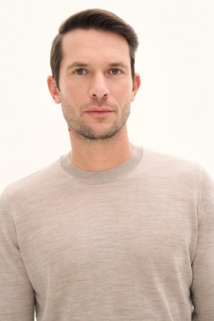 Regular Fit Extra Fine Merino Wool Roundneck Sweater