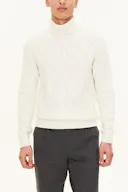 Regular Fit Cable Knit Rollneck