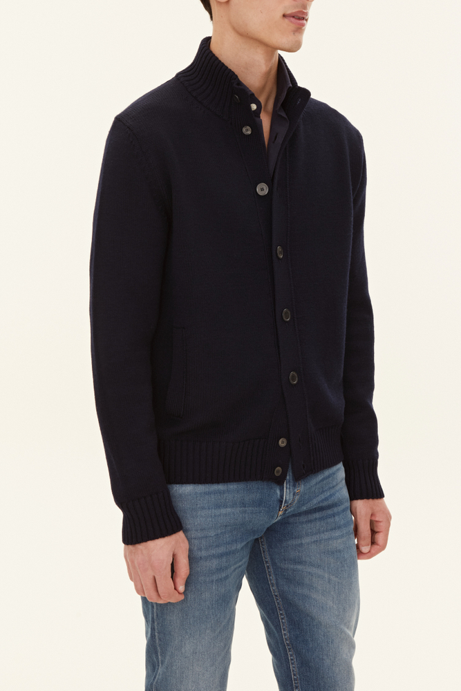 Regular Fit Buttoned Cardigan