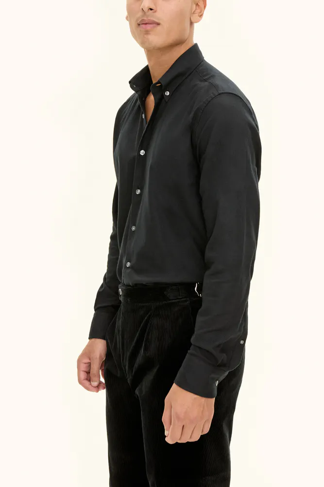 Regular Fit Button Down Twill Shirt