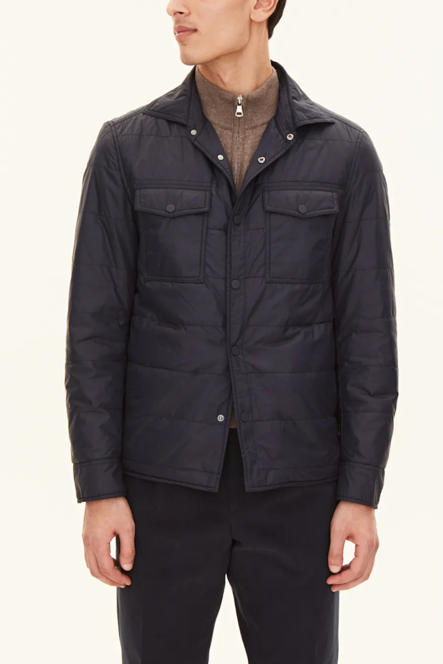 Padded Featherweight Nylon Overshirt