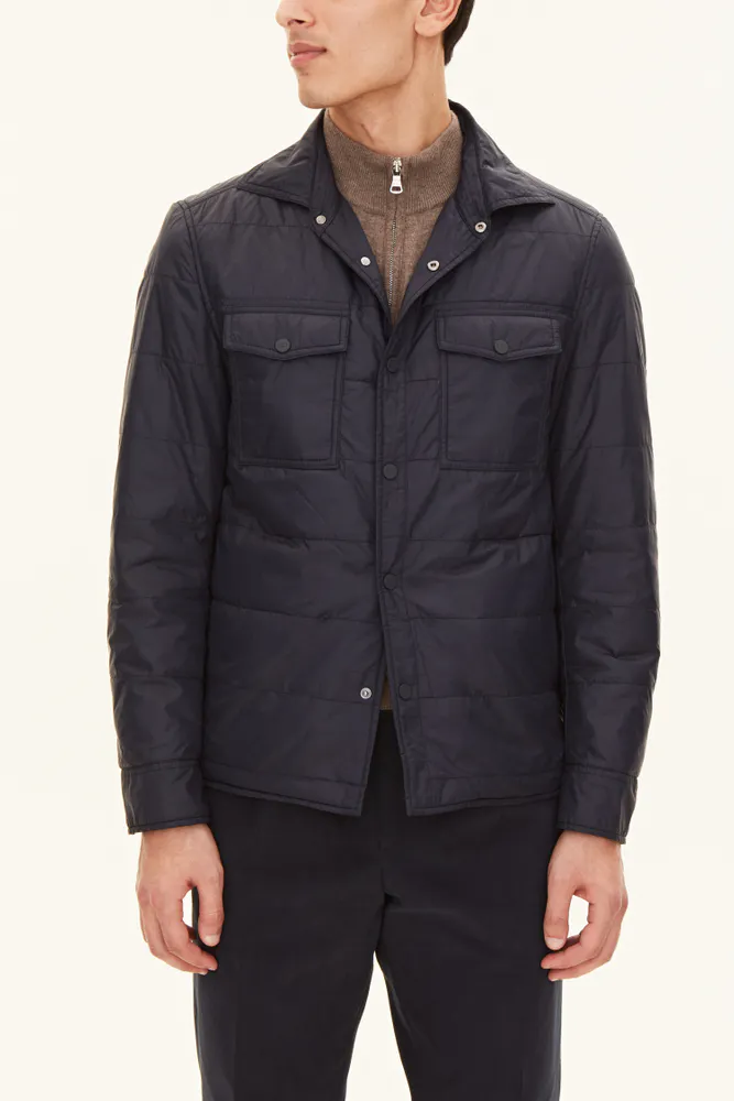 Padded Featherweight Nylon Overshirt