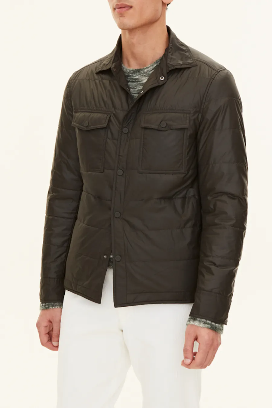 Padded Featherweight Nylon Overshirt
