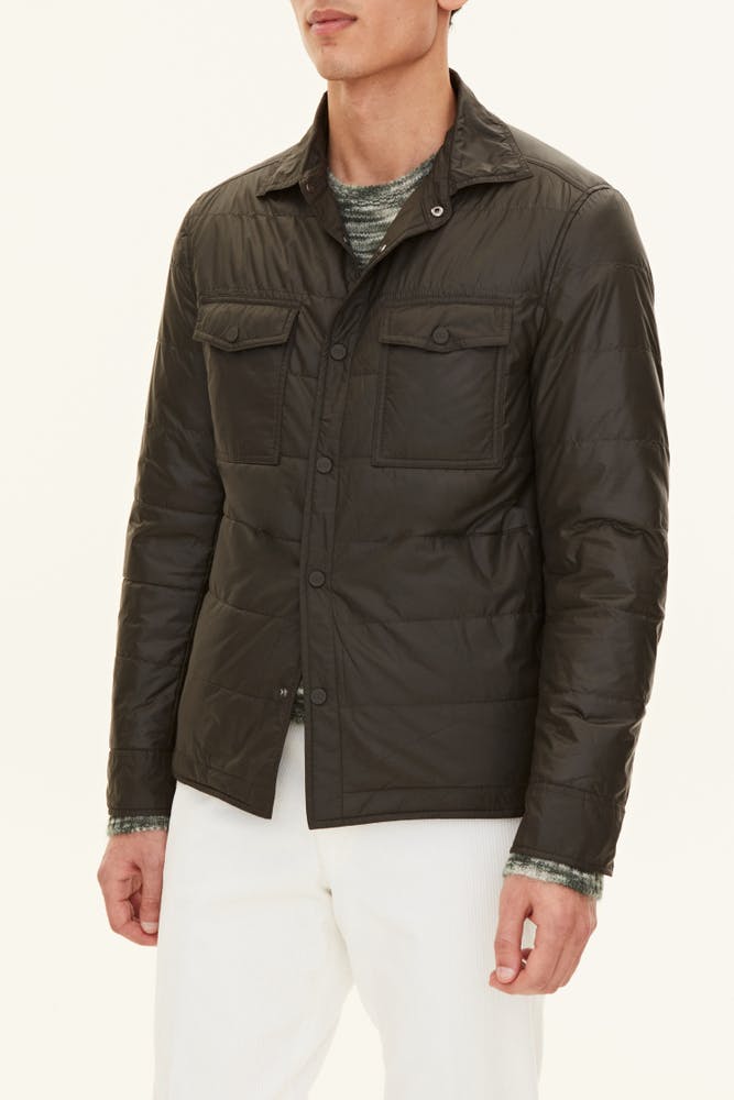 Lett Vattert Nylon Overshirts