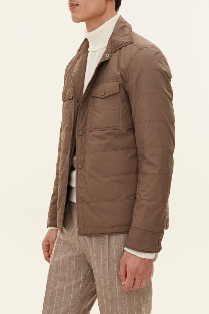 Padded Featherweight Nylon Overshirt