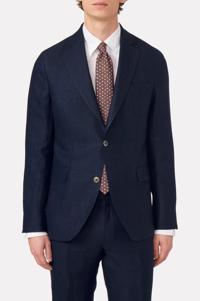 Slim Fit Linblazer