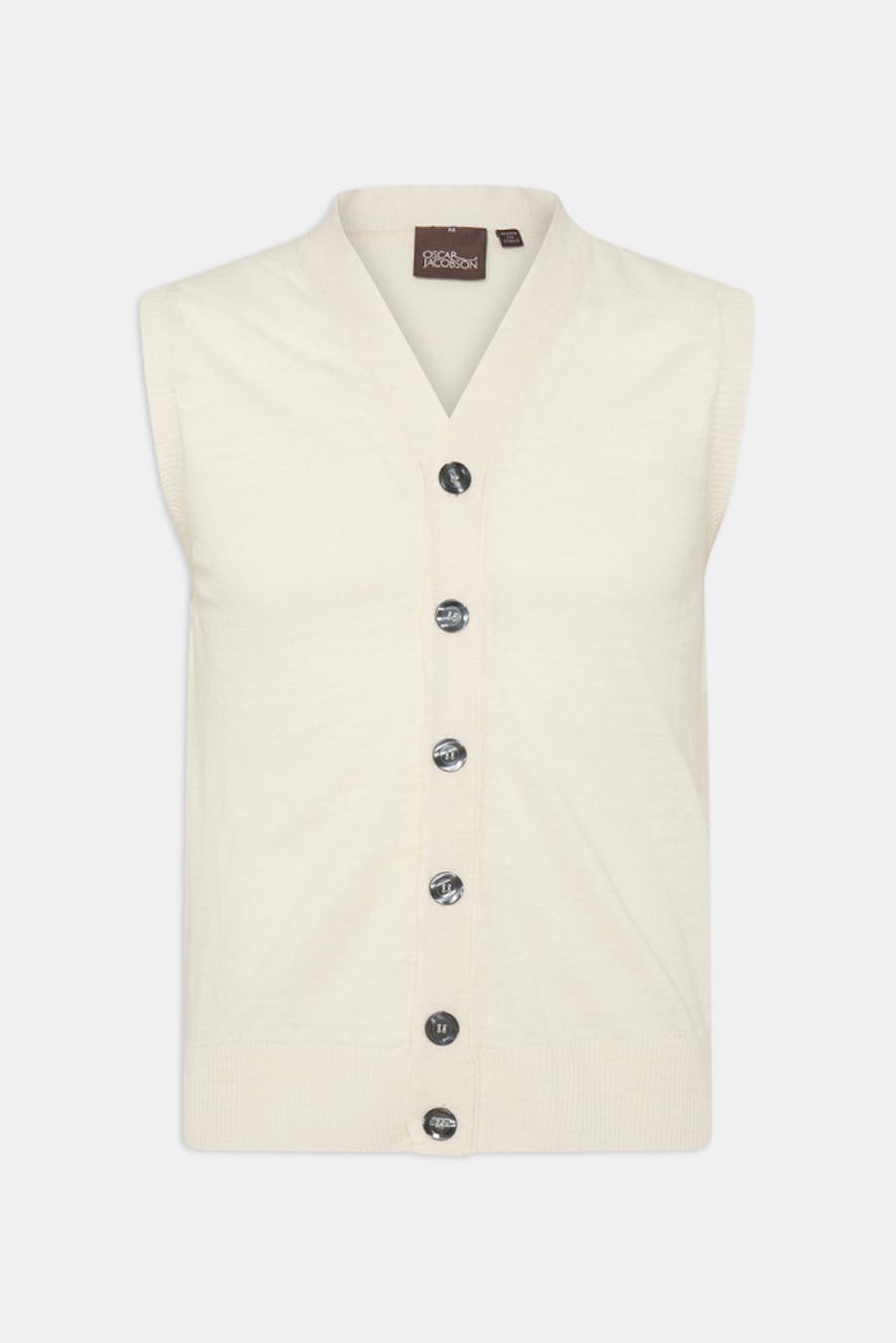Regular Fit Linen Vest