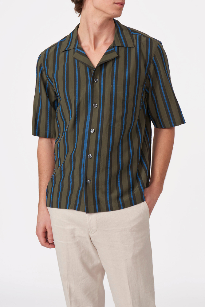 Regular Fit Skjorta Bowlingkrage