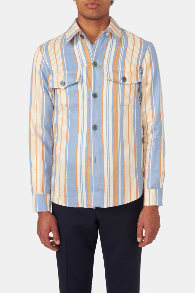 Regular Fit Overshirt Linne