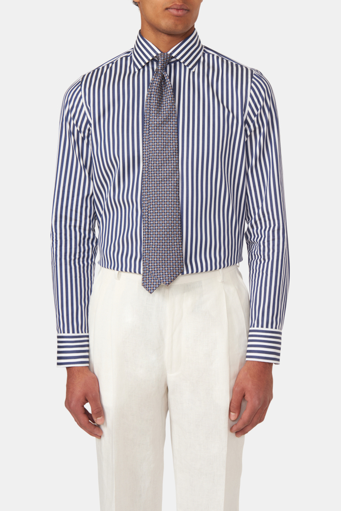 Slim Fit Cut Away Skjorte