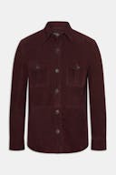 Regular Fit Leather Overshirt