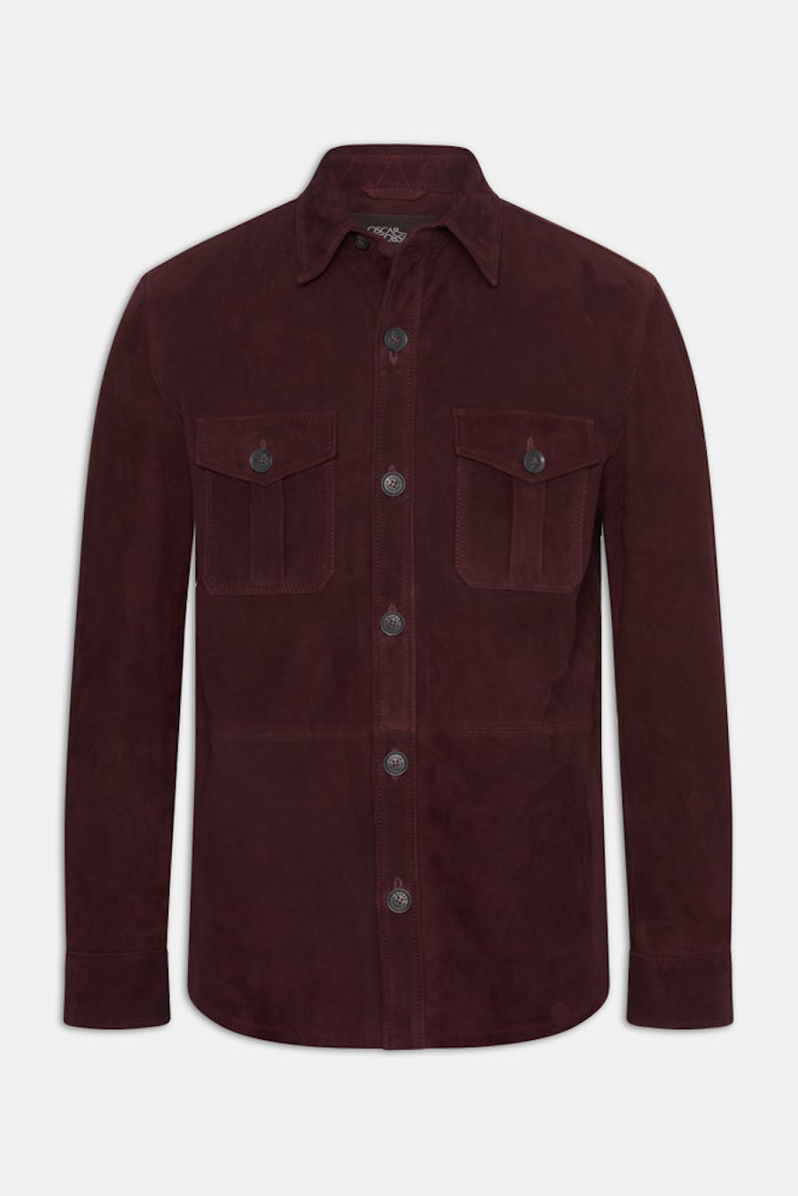 Regular Fit Leather Overshirt