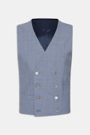 Regular Fit Dobbeltspent Microstructure Vest