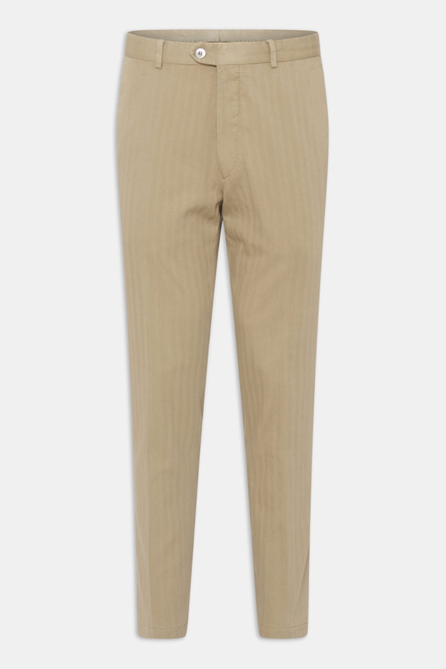 Slim Fit Herringbone Structure Trousers