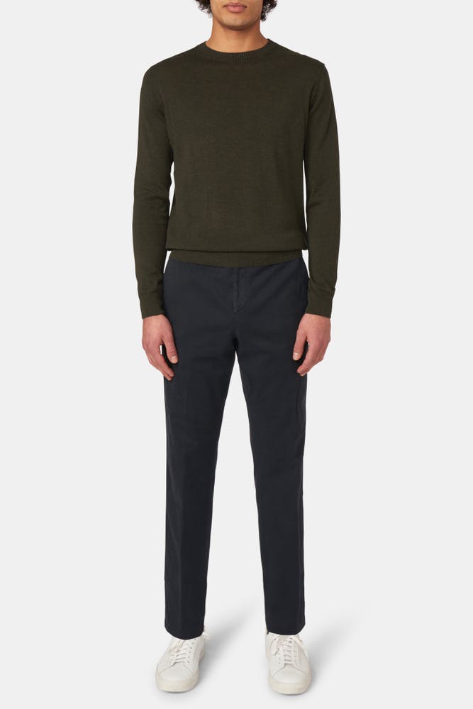 Regular Fit Bukser Bomullsstretch