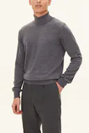 Slim Fit Rundhals Trøje Merinould