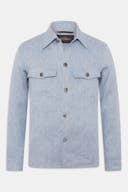 Regular Fit Linen Overshirt