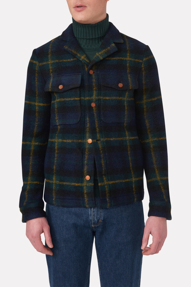 Regular Fit Overshirt Borstad Ull