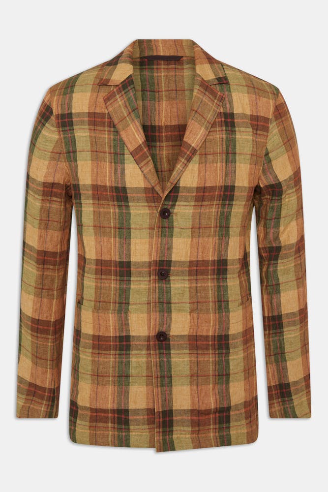 Regular Fit Linen Overshirt