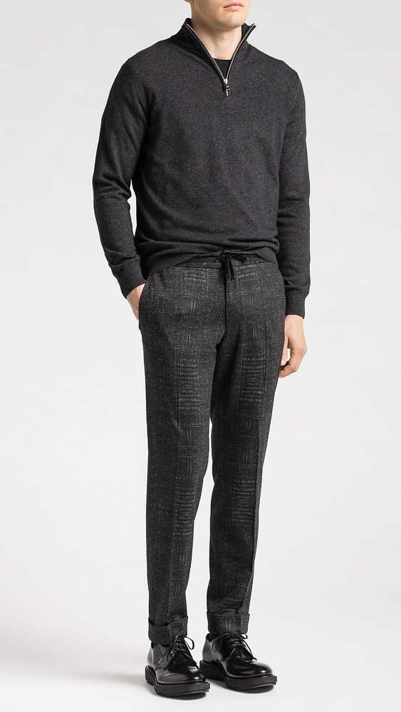 Regular Fit Byxor Hög Midja